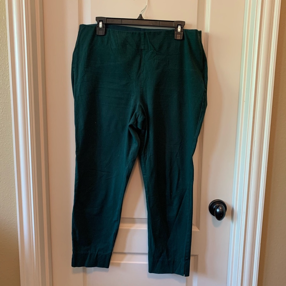 Old Navy Green Side Zip Pixie Pants